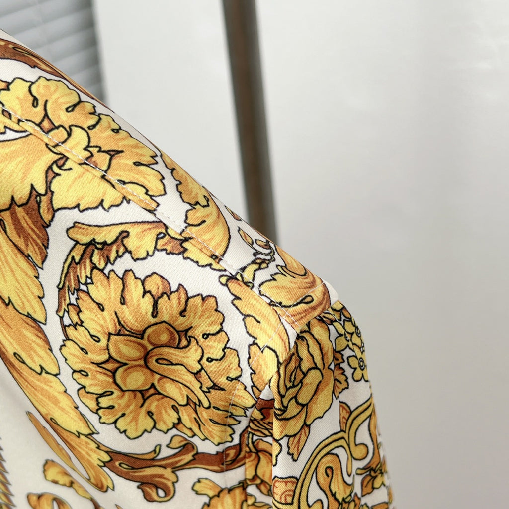 VS Printed Silk Twill Shirt 1826052810