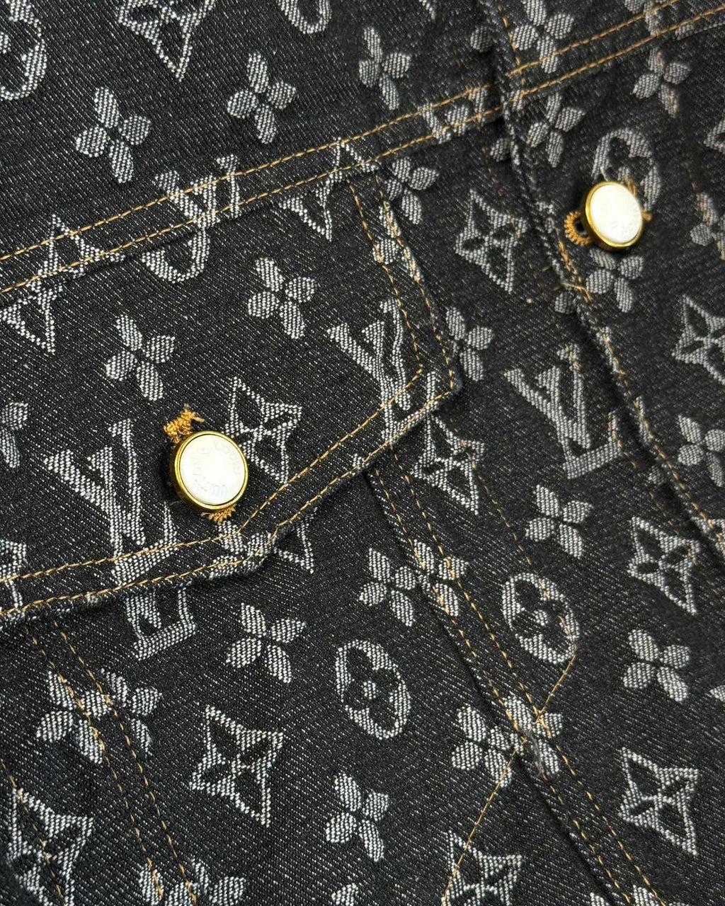 V classic printed denim jacket 1825090904