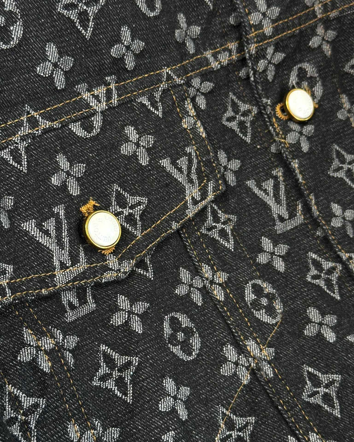 V classic printed denim jacket 1825090904