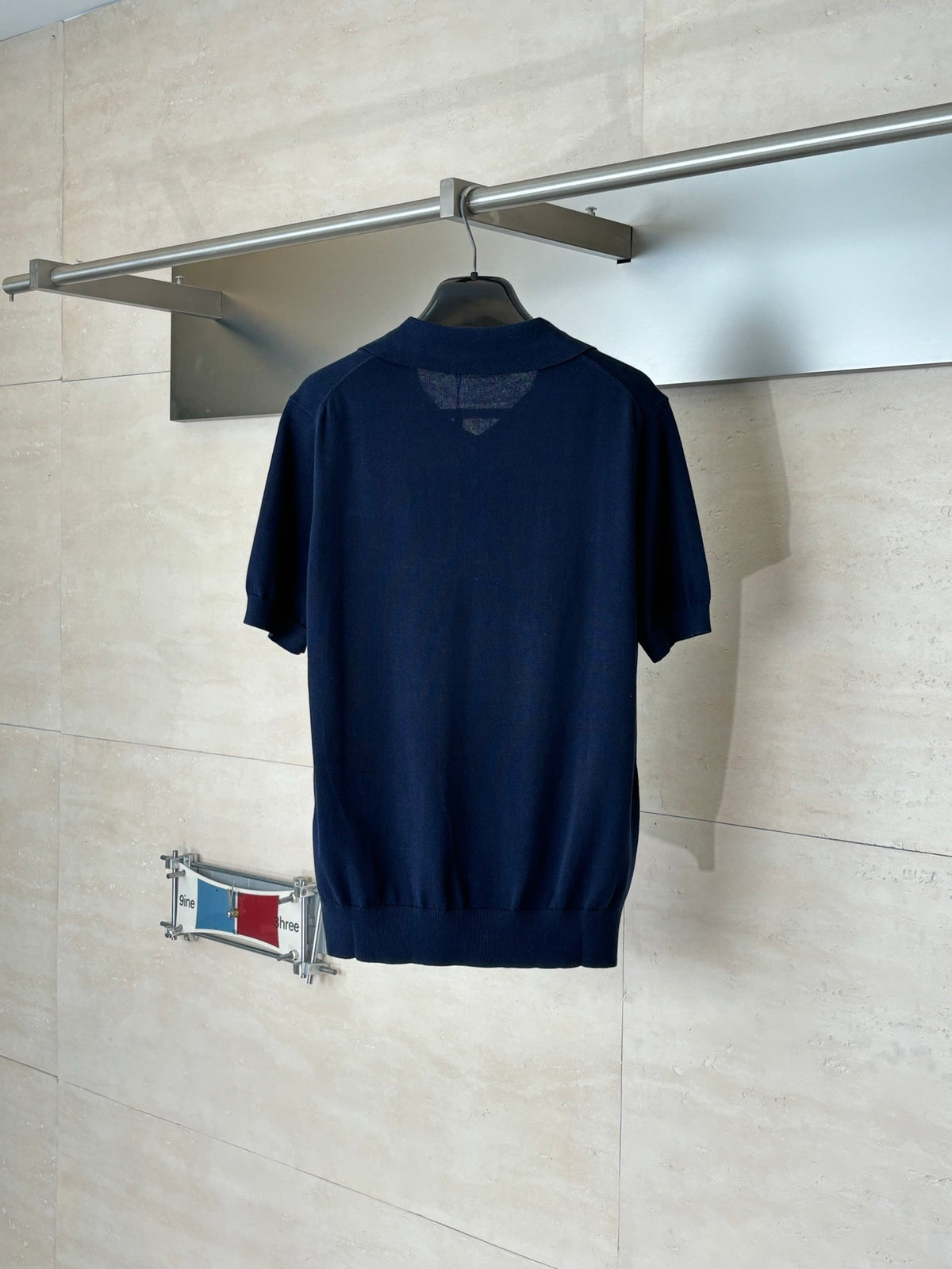 PR (Embroidered letter logo) Knitwear Polo Shirt 1826051406