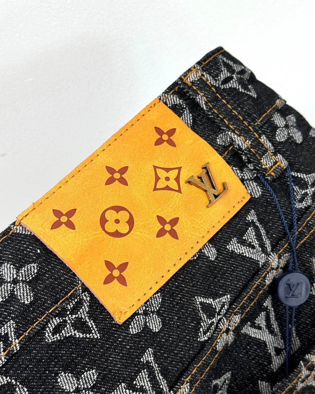 V classic print jeans 1825090905