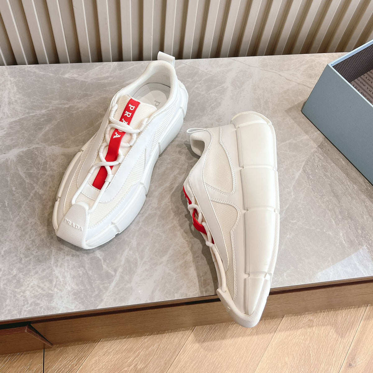 PR Mesh lace-up sneakers 1824091313