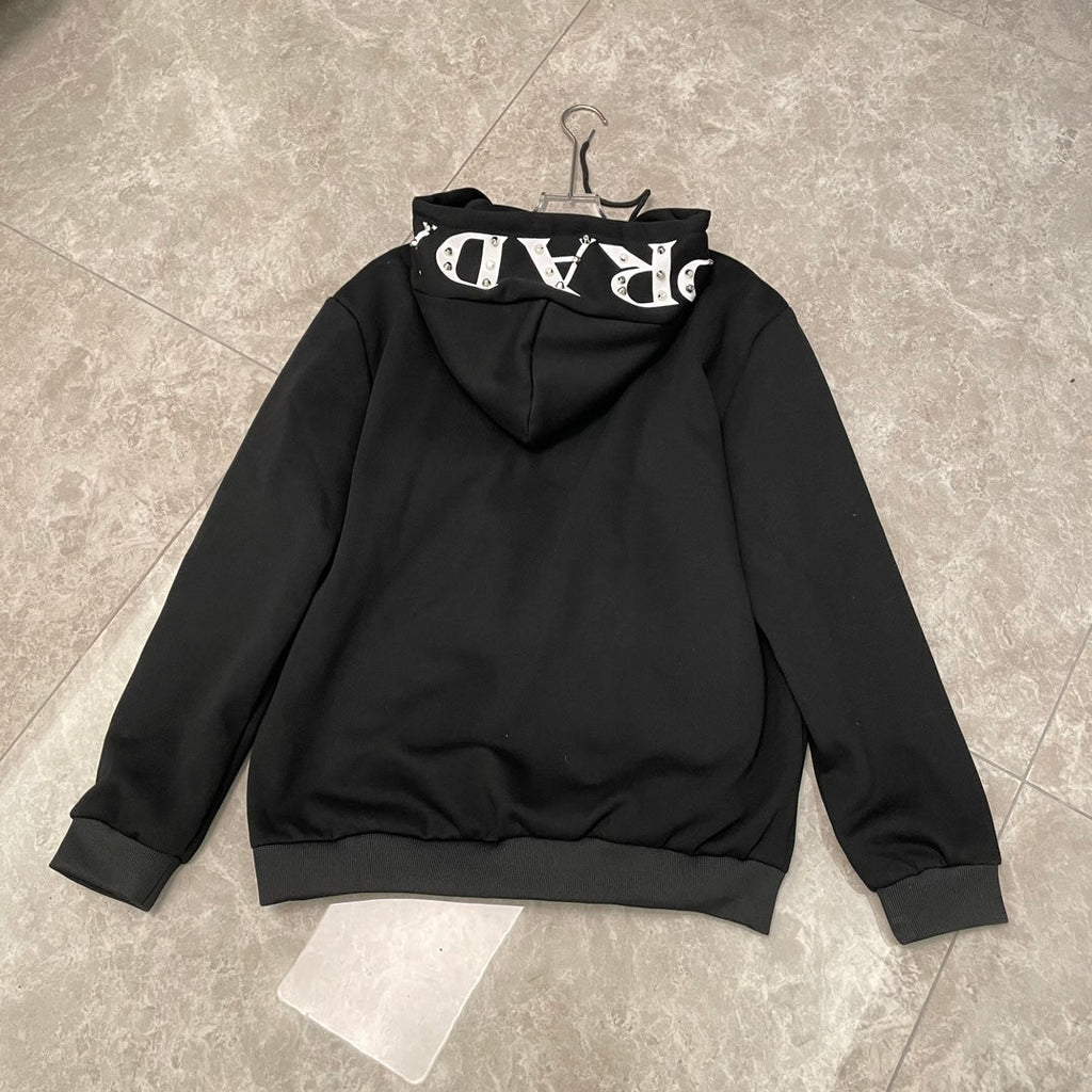 PR studded hoodie coat 1824091004