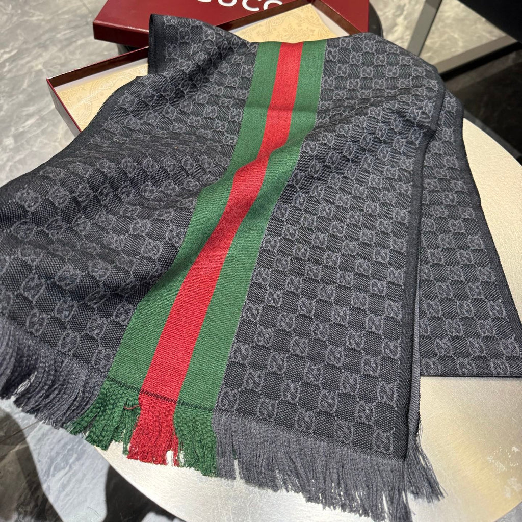 Unisex Double G Wool Scarf 1025110307