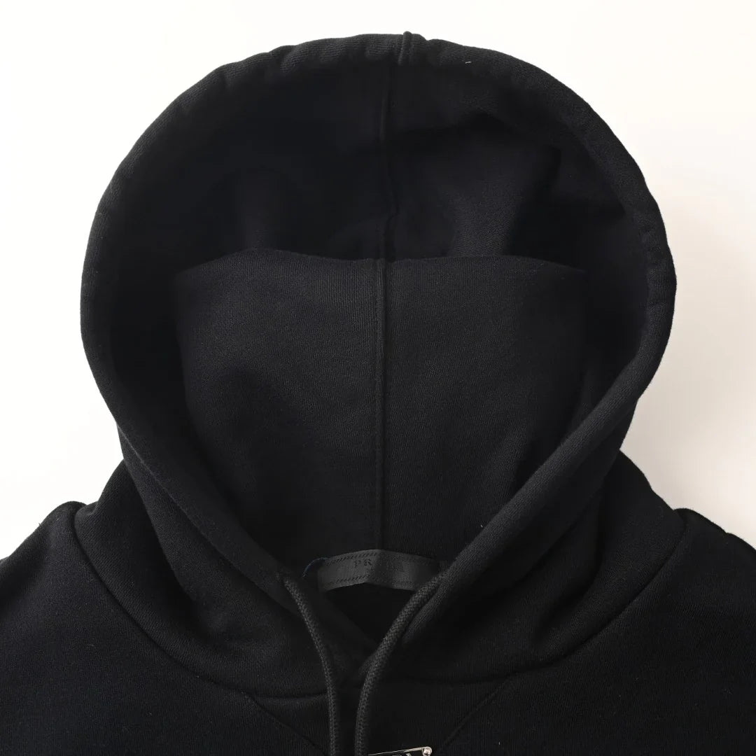 Woven pocket hooded sweatshirt 1426011206