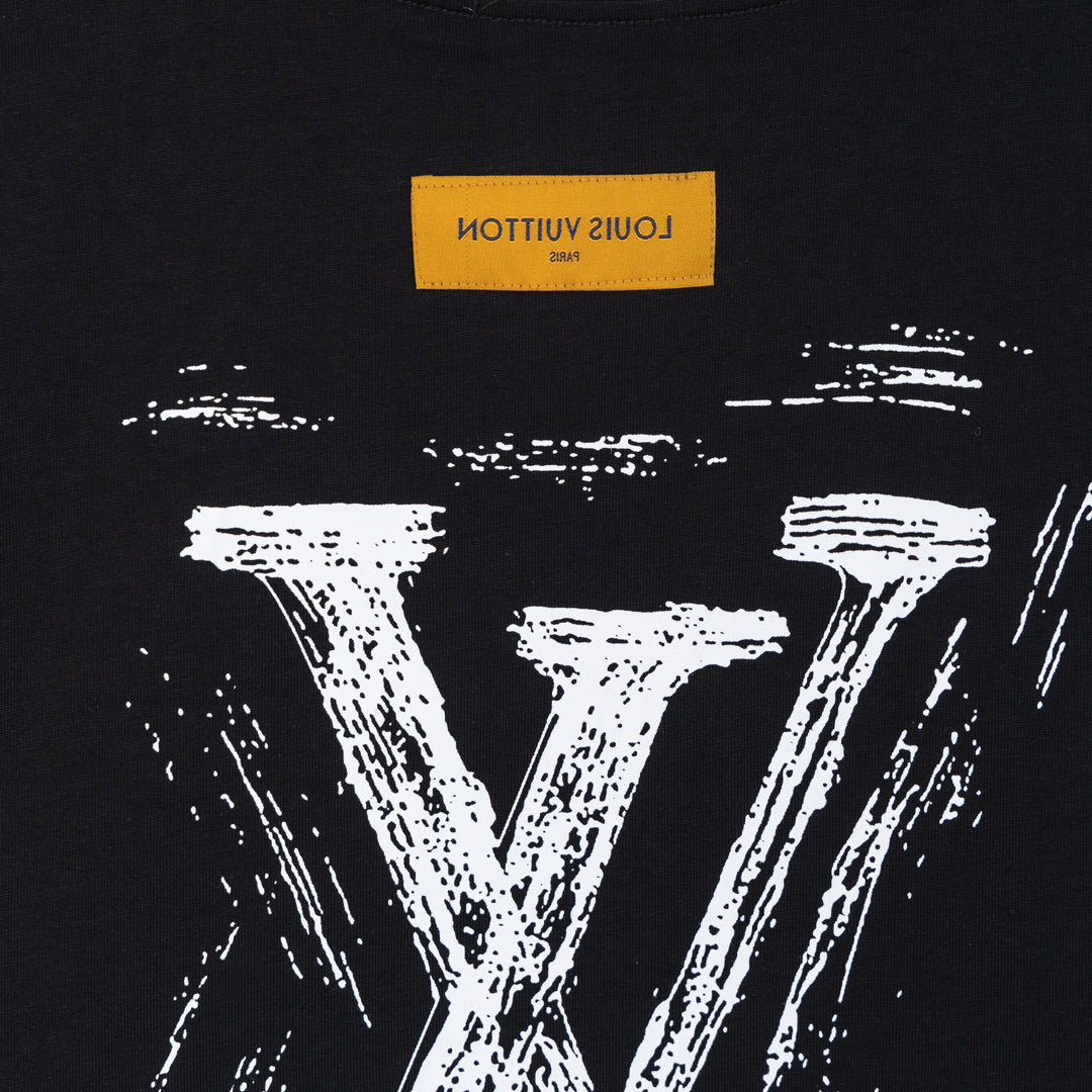 VV Front and back letter print T-shirt 1824103105