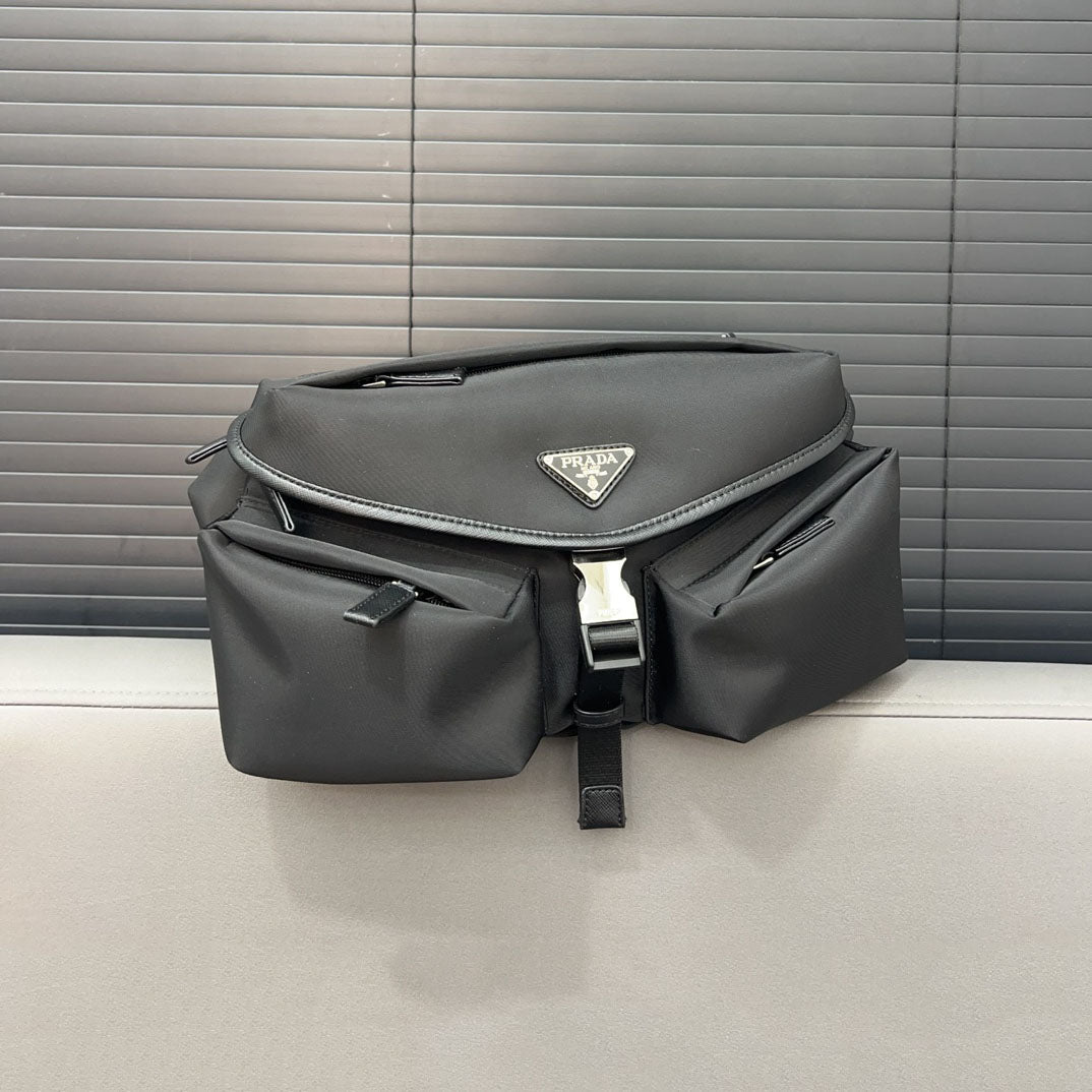 PR Re-Nylon Waist bag Chest bag 1824082603