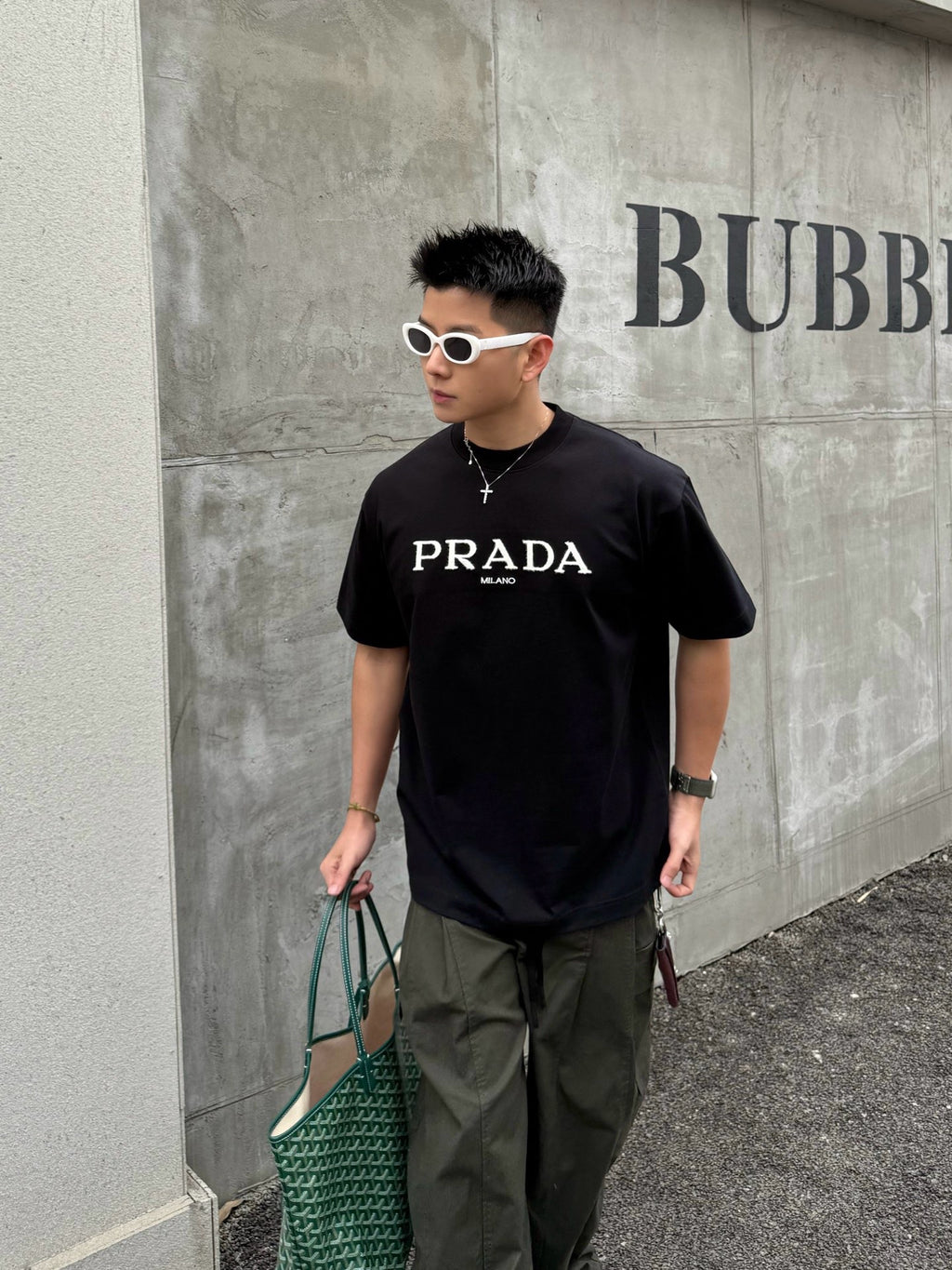PR Cotton embroidery couple T-shirt 1825052021