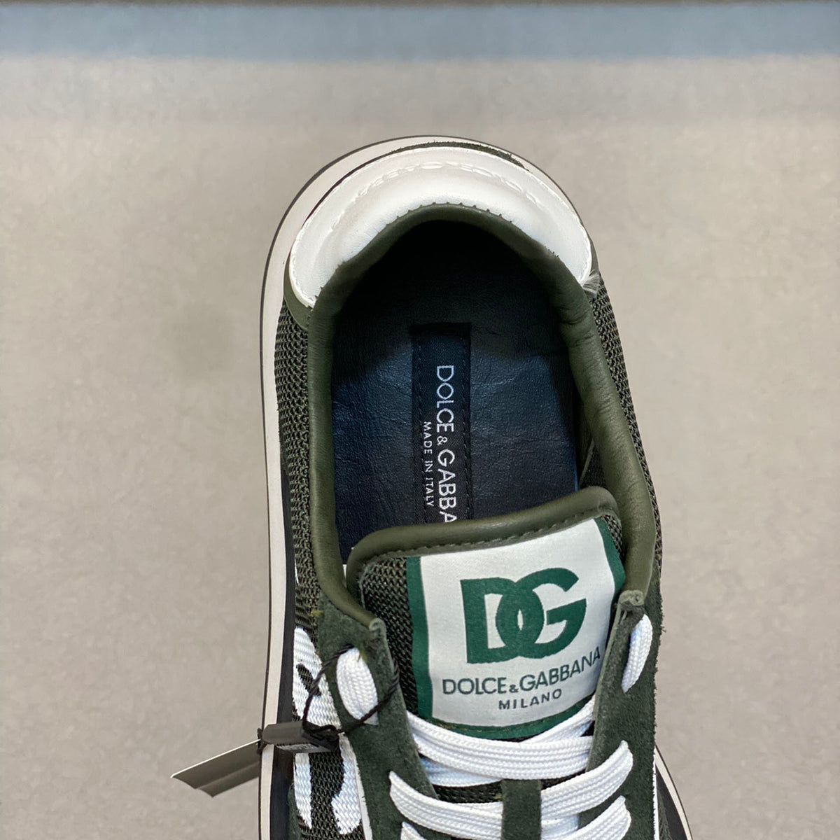 D&G New cowhide lining TPR elastic outsole sneakers XC24092813