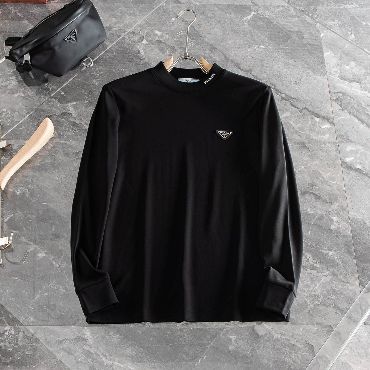 PR New autumn and winter modal cotton blended half turtleneck bottoming shirt 1824111504