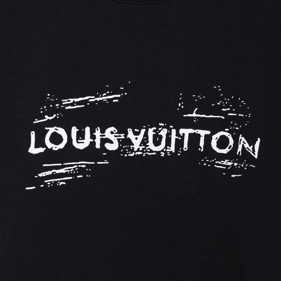 VV Front and back letter print T-shirt 1824103105