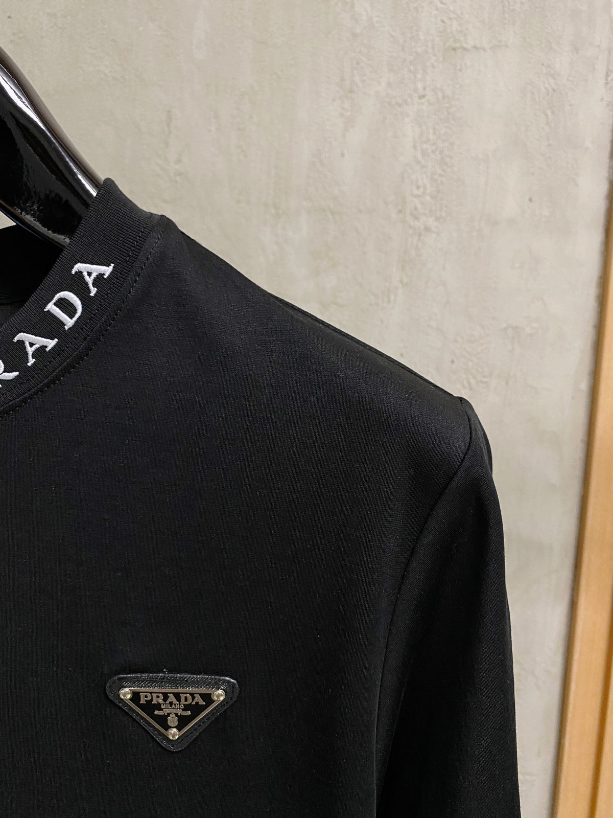 PR Neckline + Embroidered logo T-shirt 1826052701