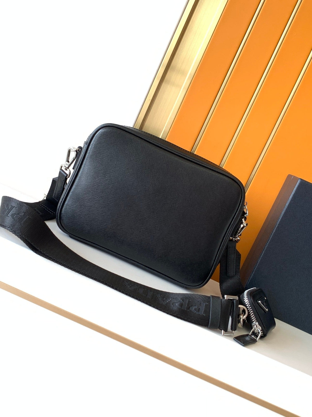 PRA Single-shoulder crossbody double-layer messenger bag 1826091108