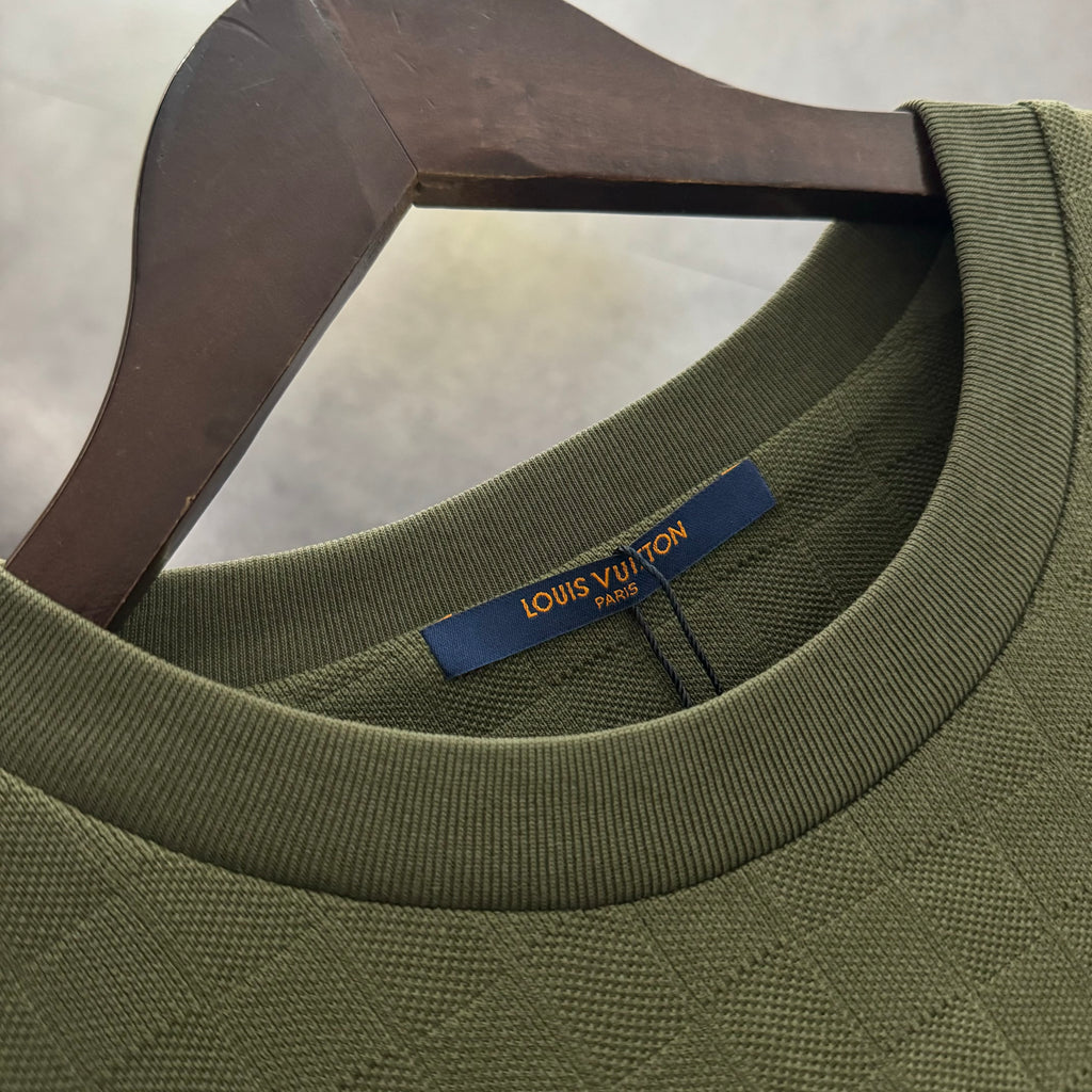 VV Chess jacquard + small logo embroidery T-shirt 1825041706