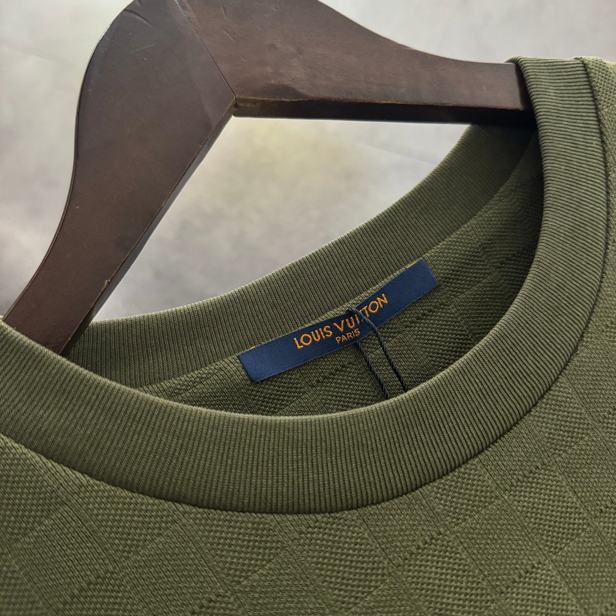 VV Chess jacquard + small logo embroidery T-shirt 1825041706