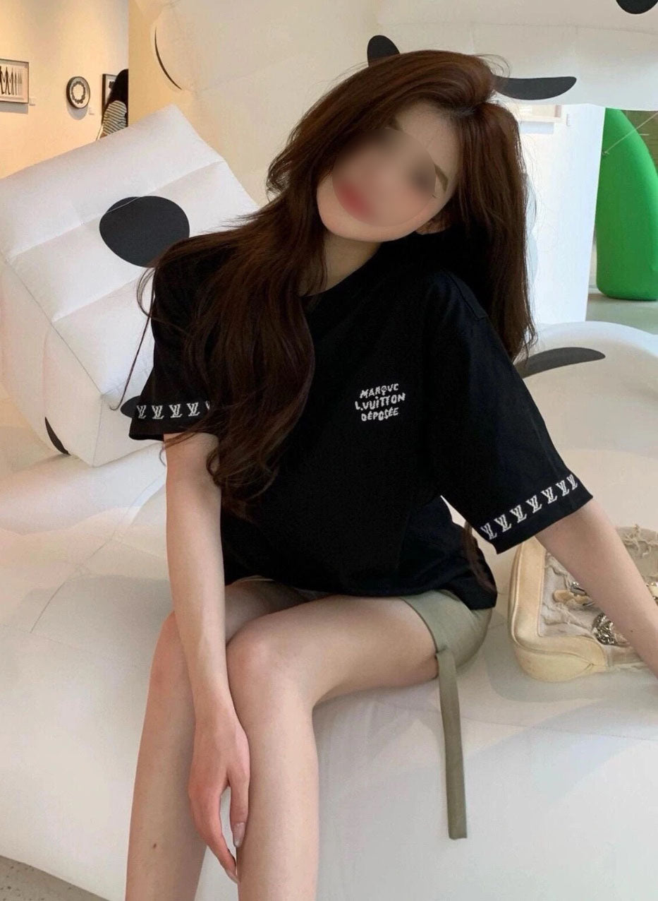 VV  Knitted short-sleeved T-shirt unisex 1825052209