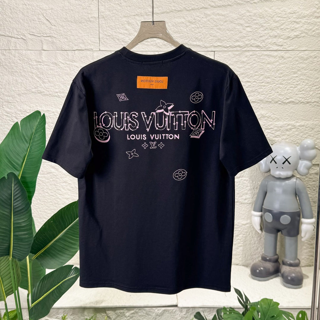 VV Embroidery letters T-shirt 1825060603