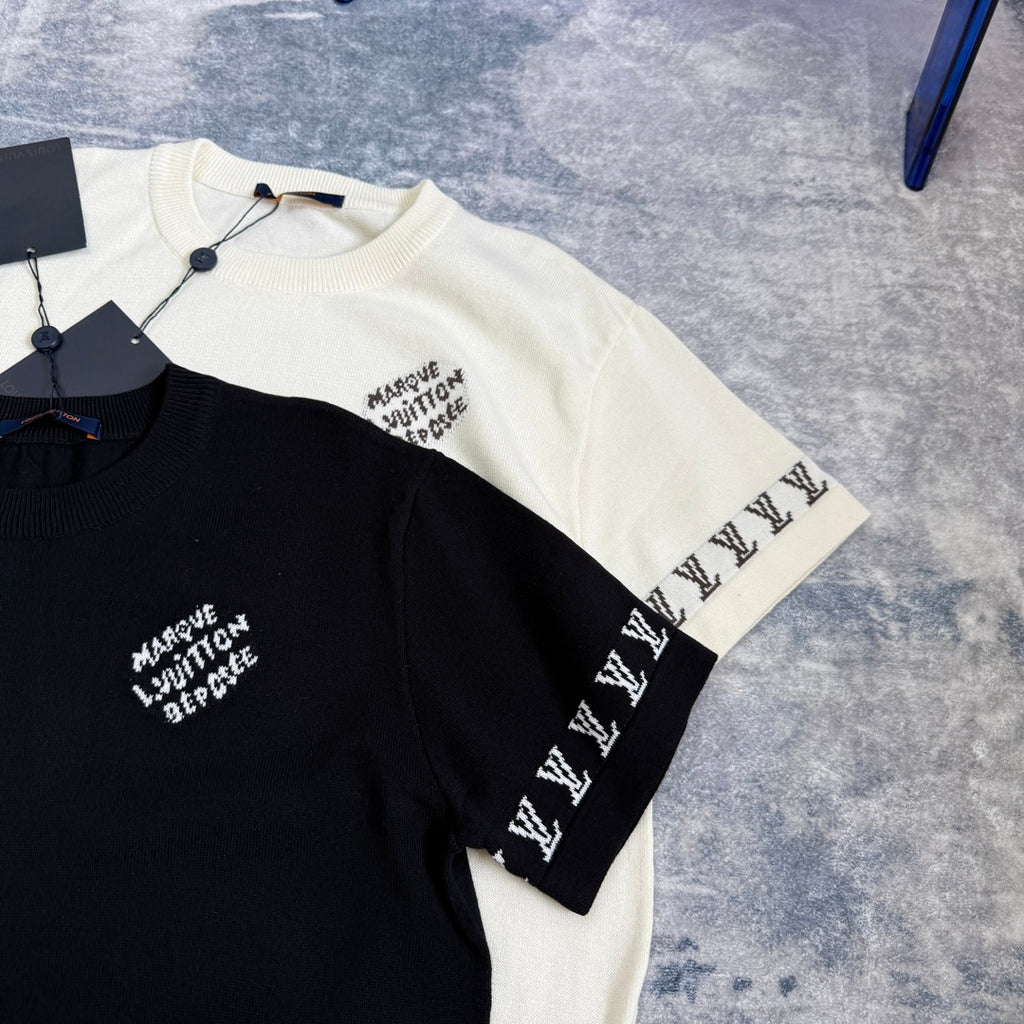 VV  Knitted short-sleeved T-shirt unisex 1825052209