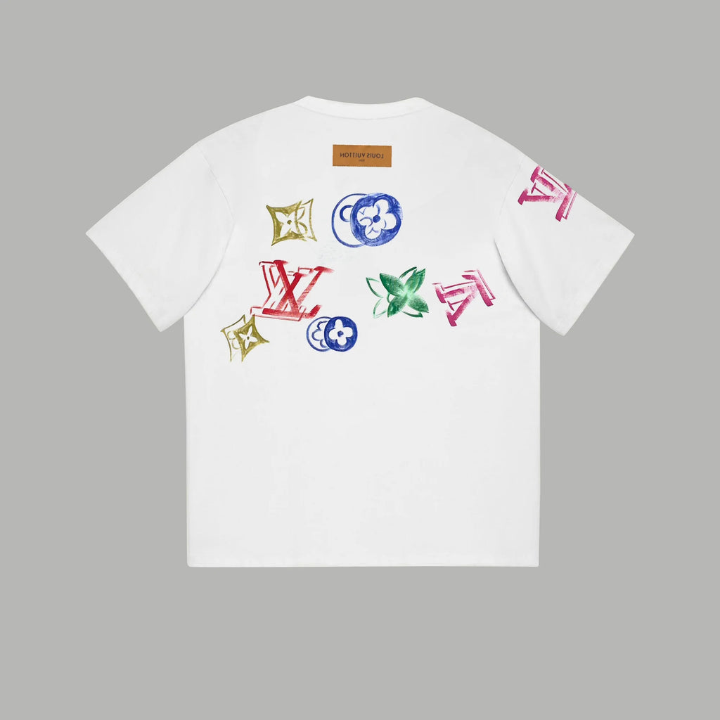 New fashion versatile printing short sleeve 1025033114