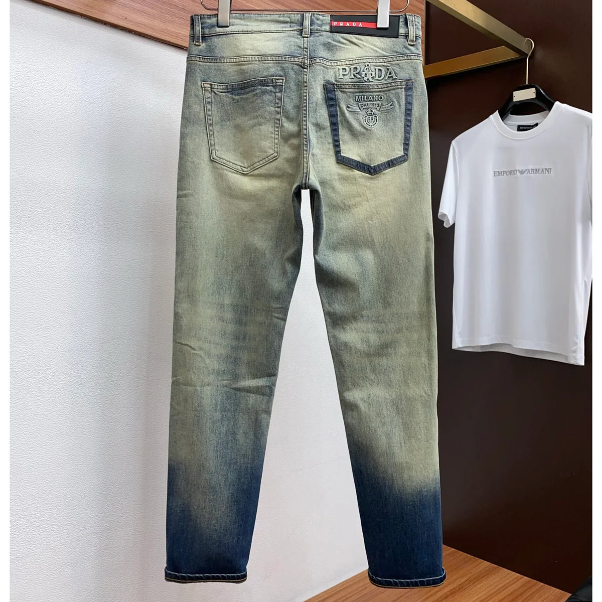 Men's Fashion Slim-Fit Straight-Leg Jeans 1026062918