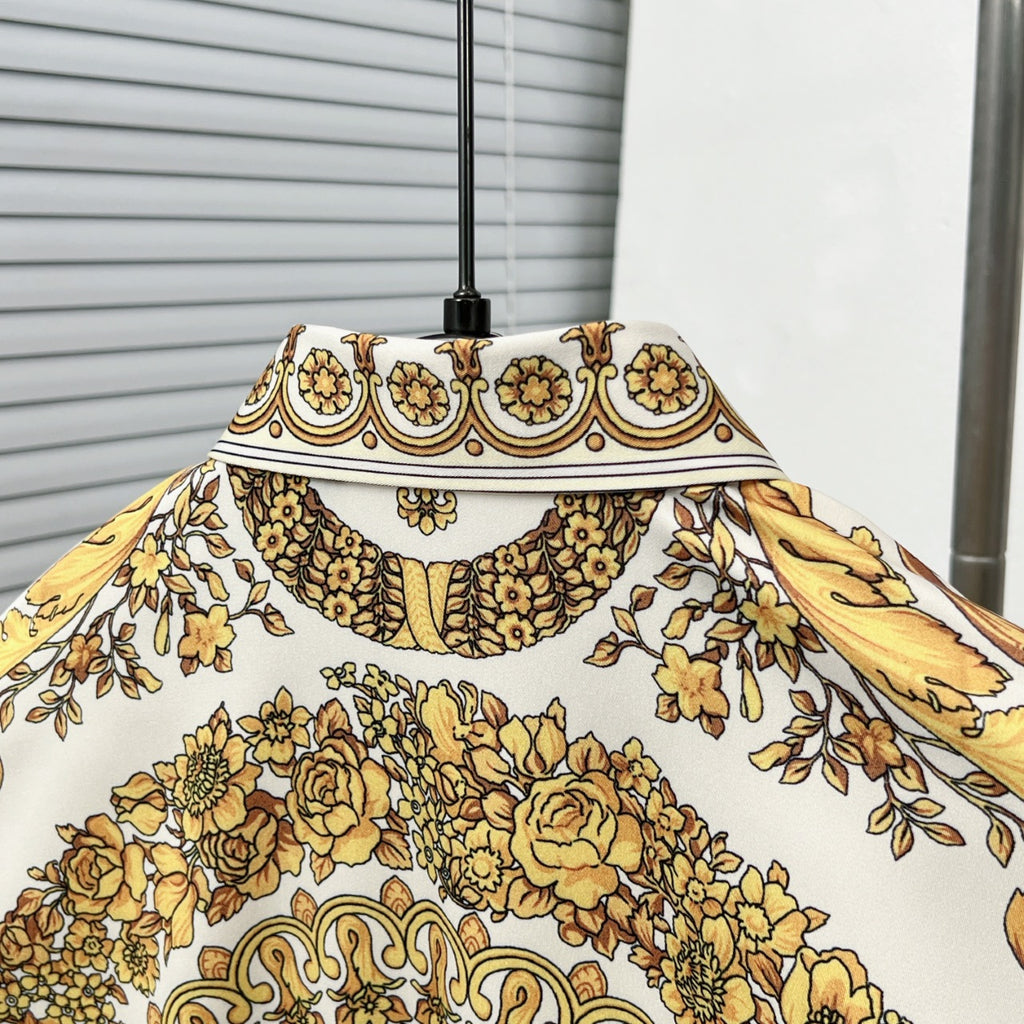 VS Printed Silk Twill Shirt 1826052810