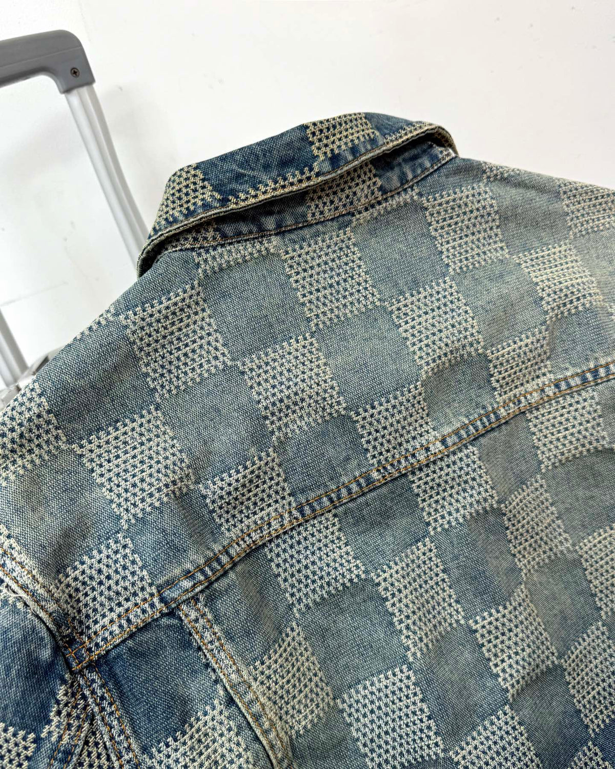 VV Plaid denim jacket 1825022819