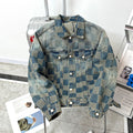 VV Plaid denim jacket 1825022819
