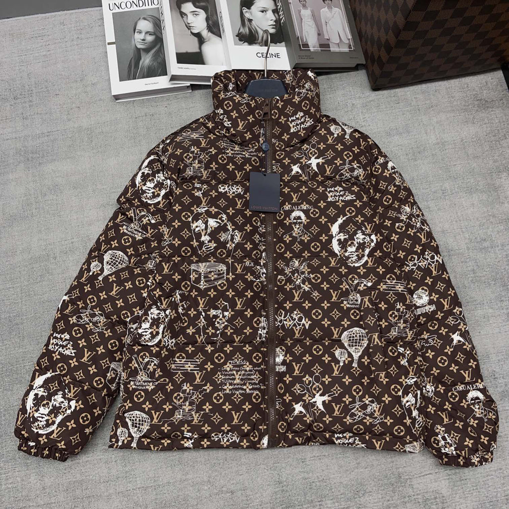VV Graffiti down cotton jacket 1824093004