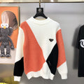 Men's crew neck knitted wool sweater 1426011209