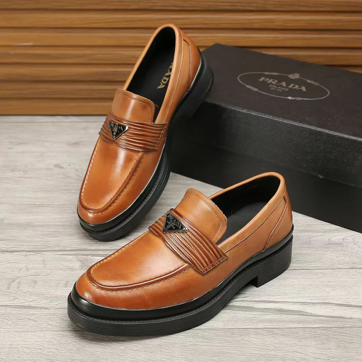 Men's Fashion Casual Leather Shoes 1025042216