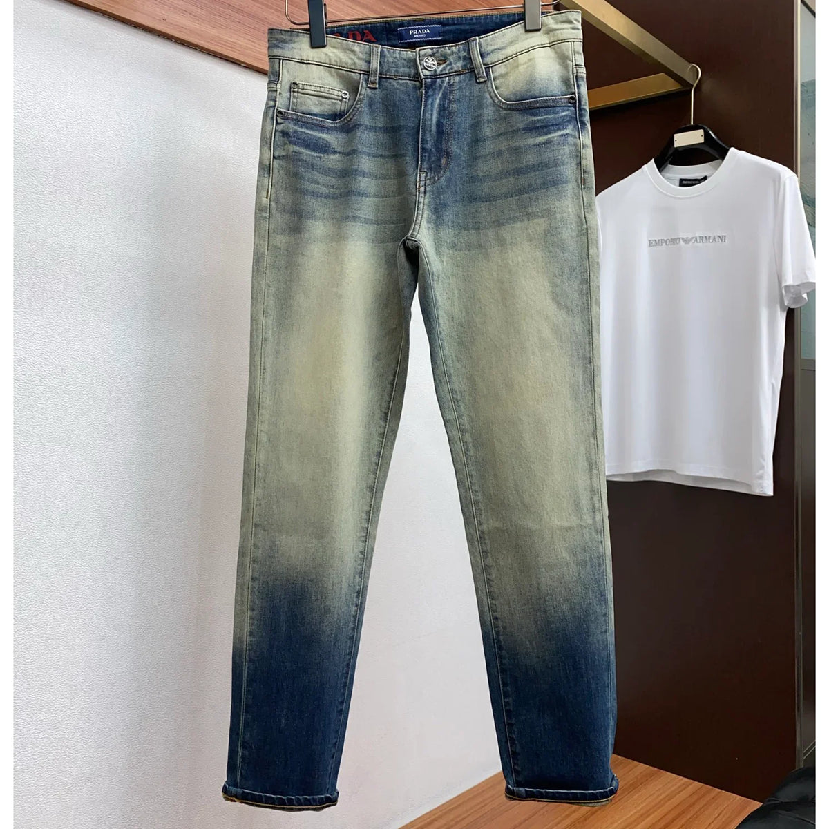 Men's Fashion Slim-Fit Straight-Leg Jeans 1026062918