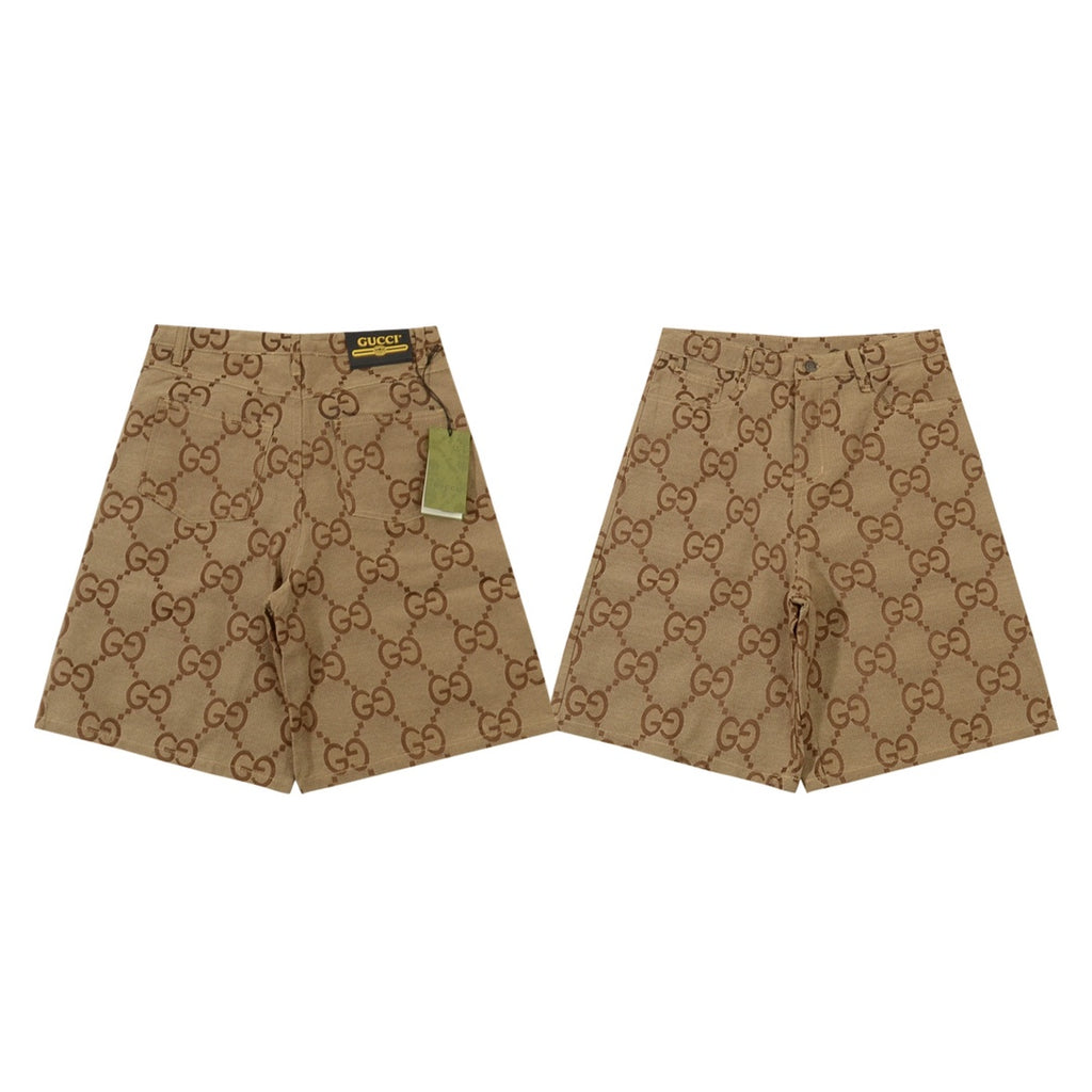 GUI Casual couple shorts 1825052217