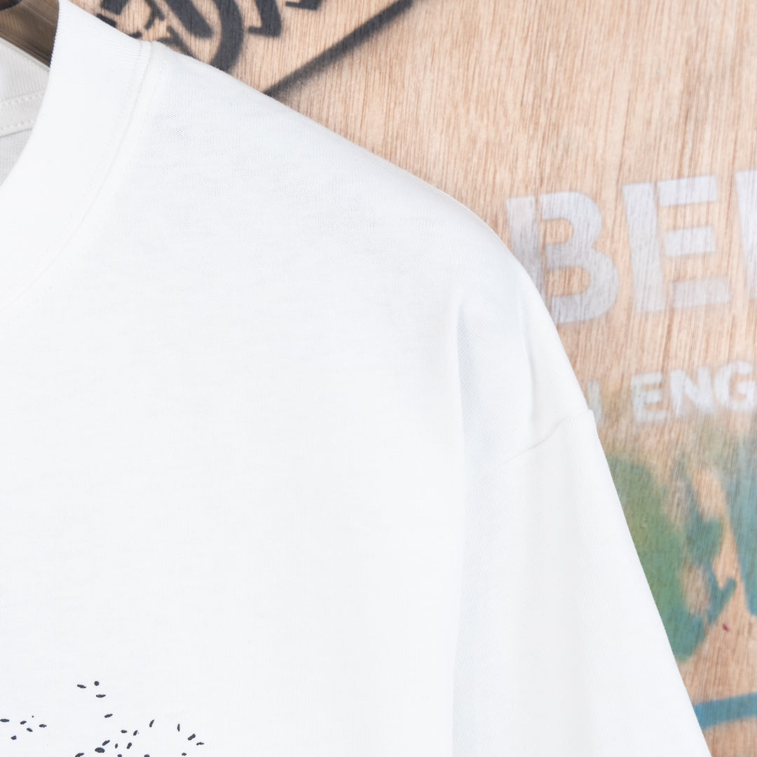 VV Front and back letter print T-shirt 1824103105