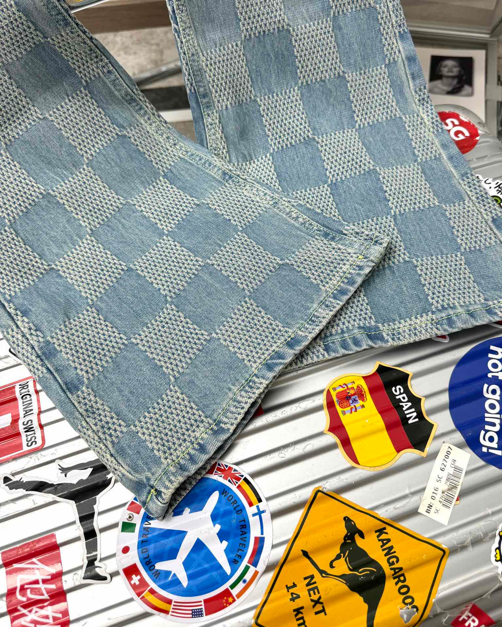 VV Plaid jeans 1825022820