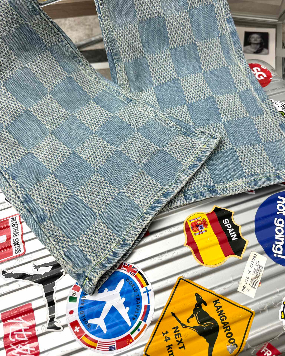 VV Plaid jeans 1825022820