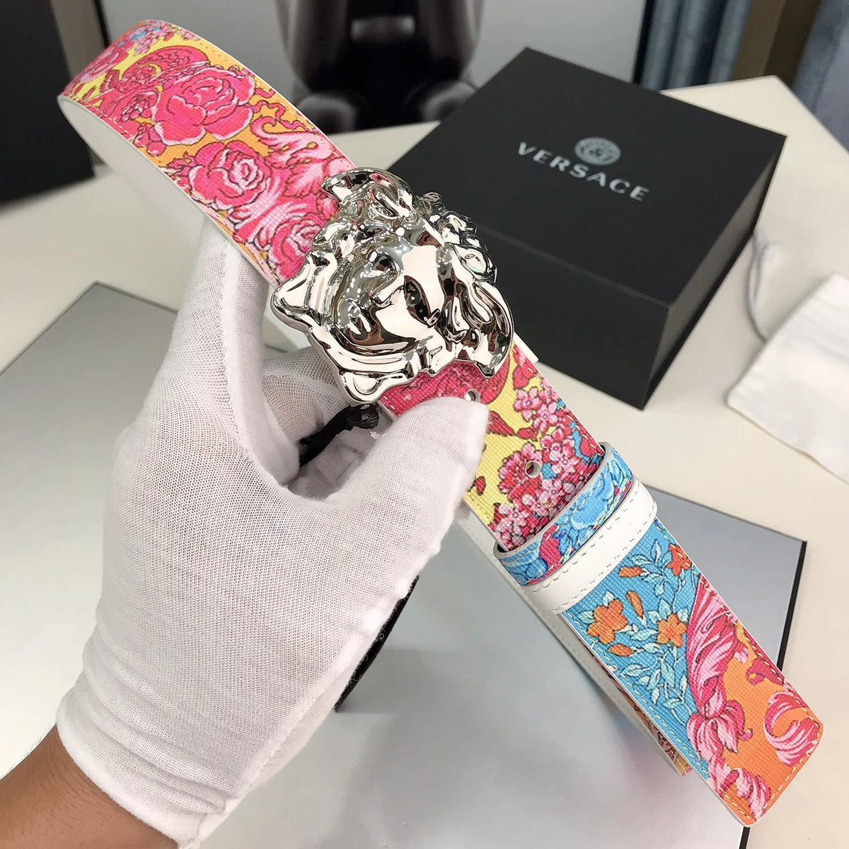New fashion and versatile printed belt 1025030604