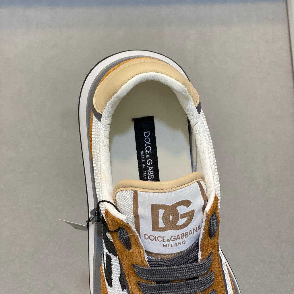 D&G New cowhide lining TPR elastic outsole sneakers XC24092813