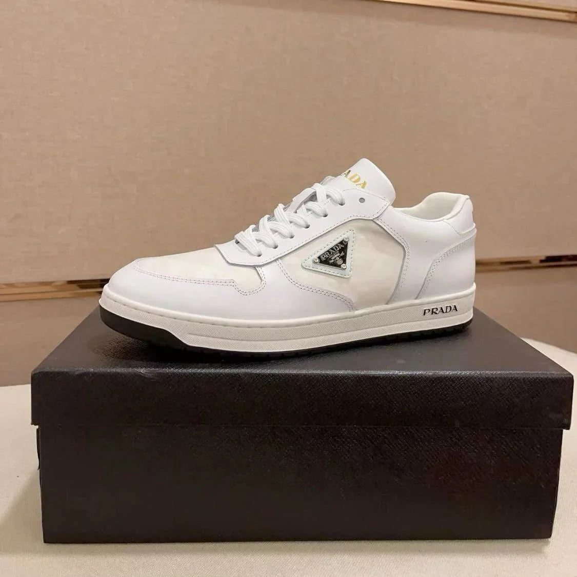 New triangle leather men's shoes 1024111424