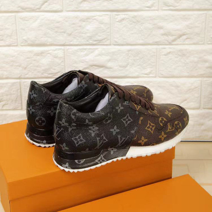 PRINTED TOP LAYER LEATHER CASUAL SHOES