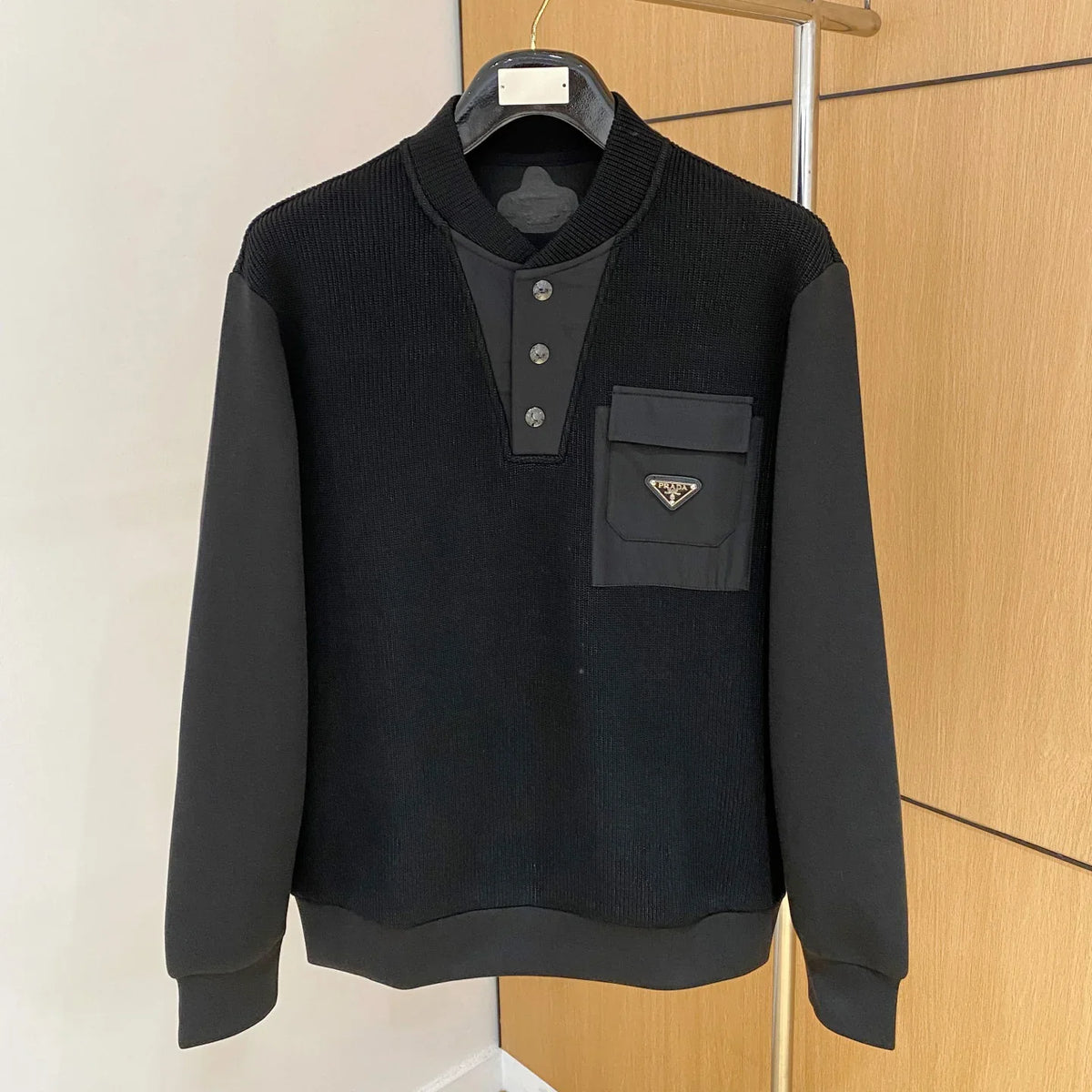 New Pullover Knit Sweatshirt 1025101329