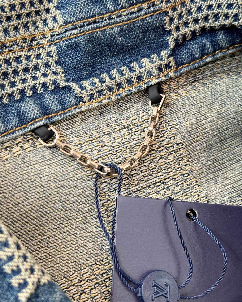 VV Plaid denim jacket 1825022819