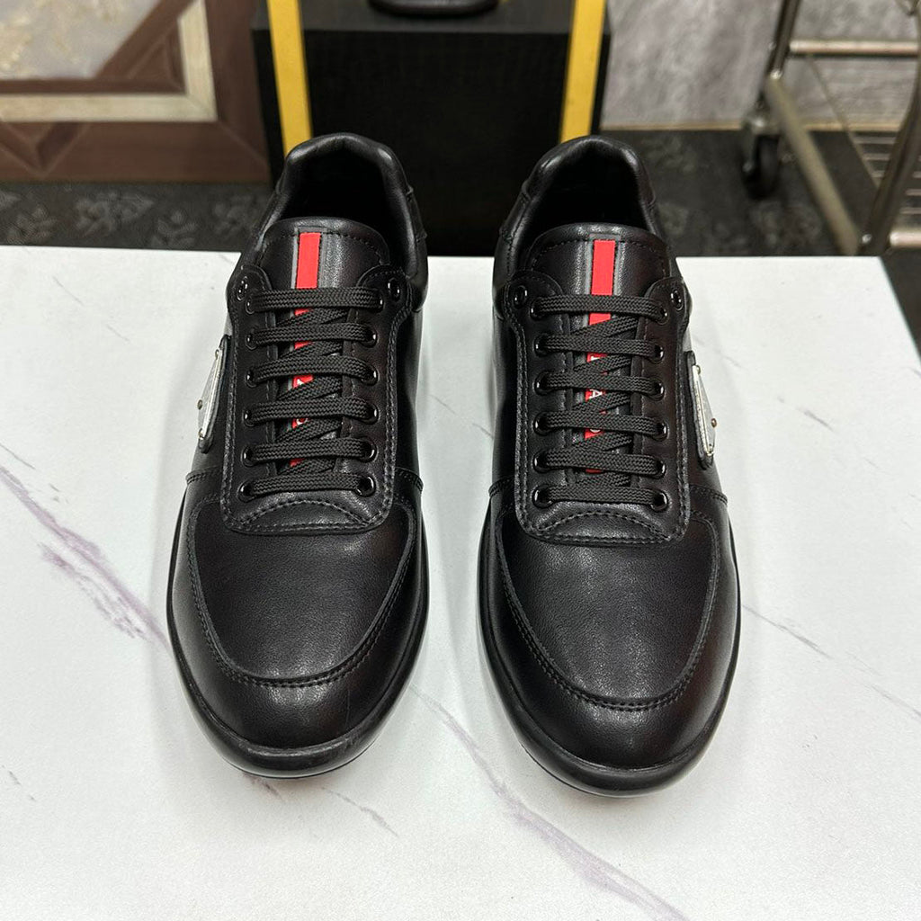 PR Leather lace-up sneakers 1824101301