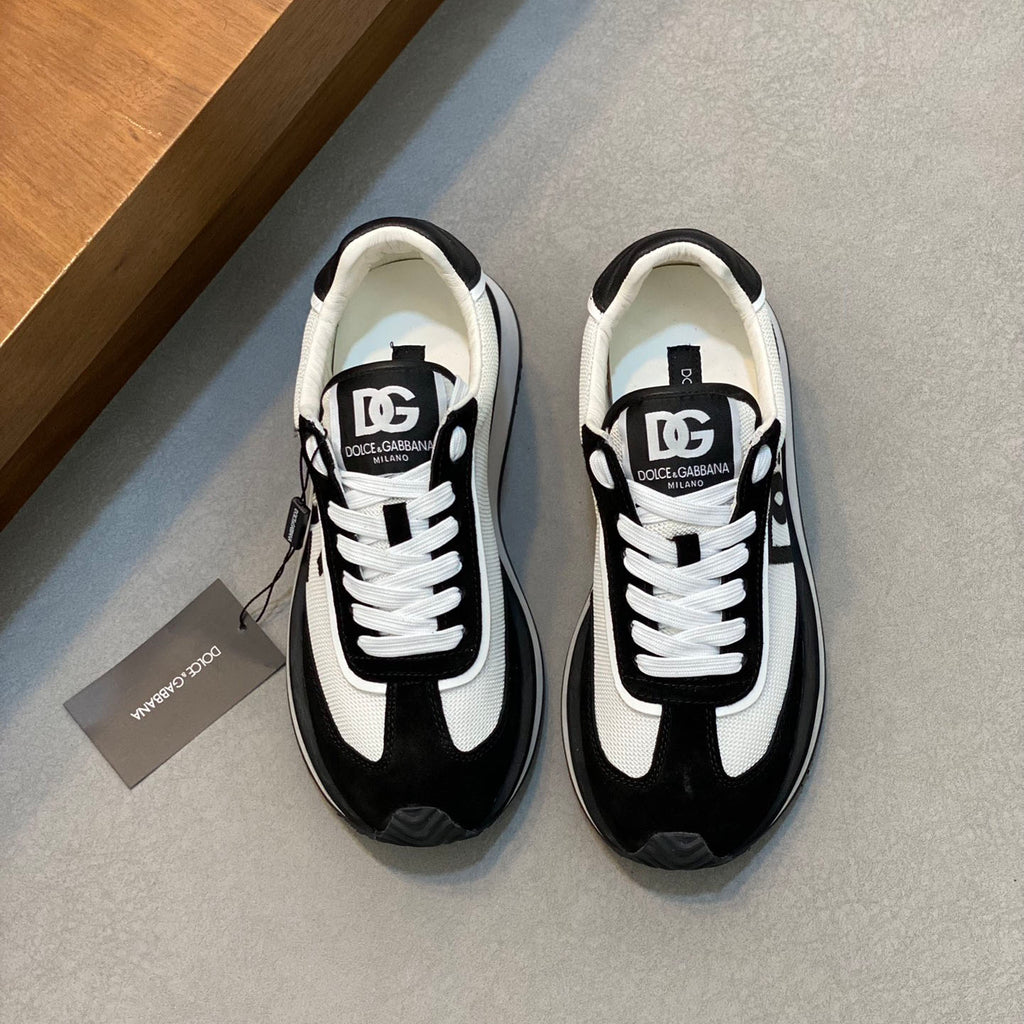 D&G New cowhide lining TPR elastic outsole sneakers XC24092813