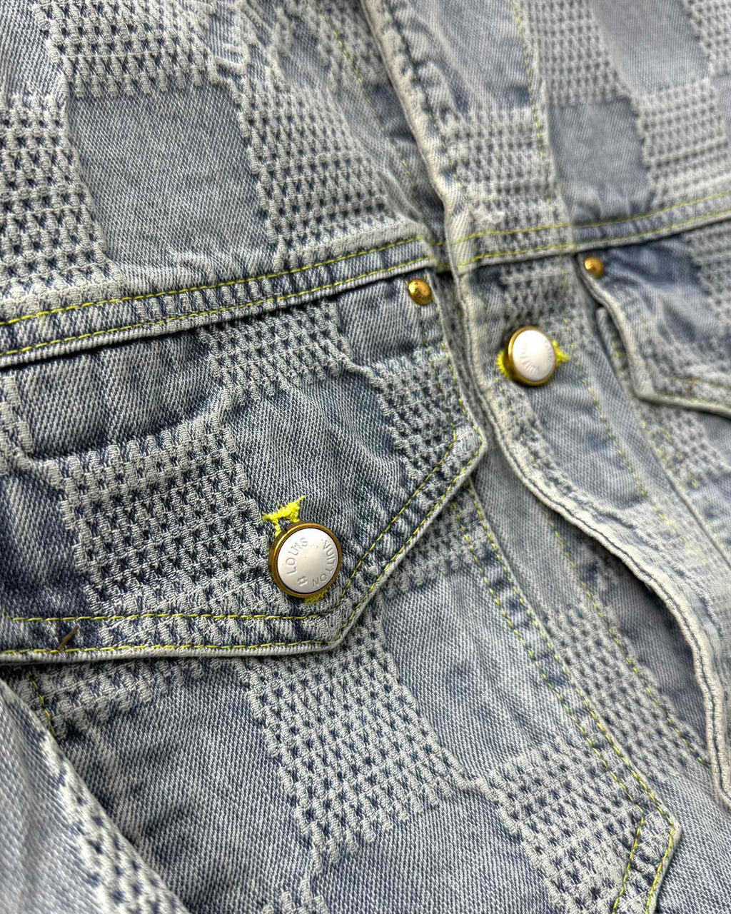 VV Plaid denim jacket 1825022819