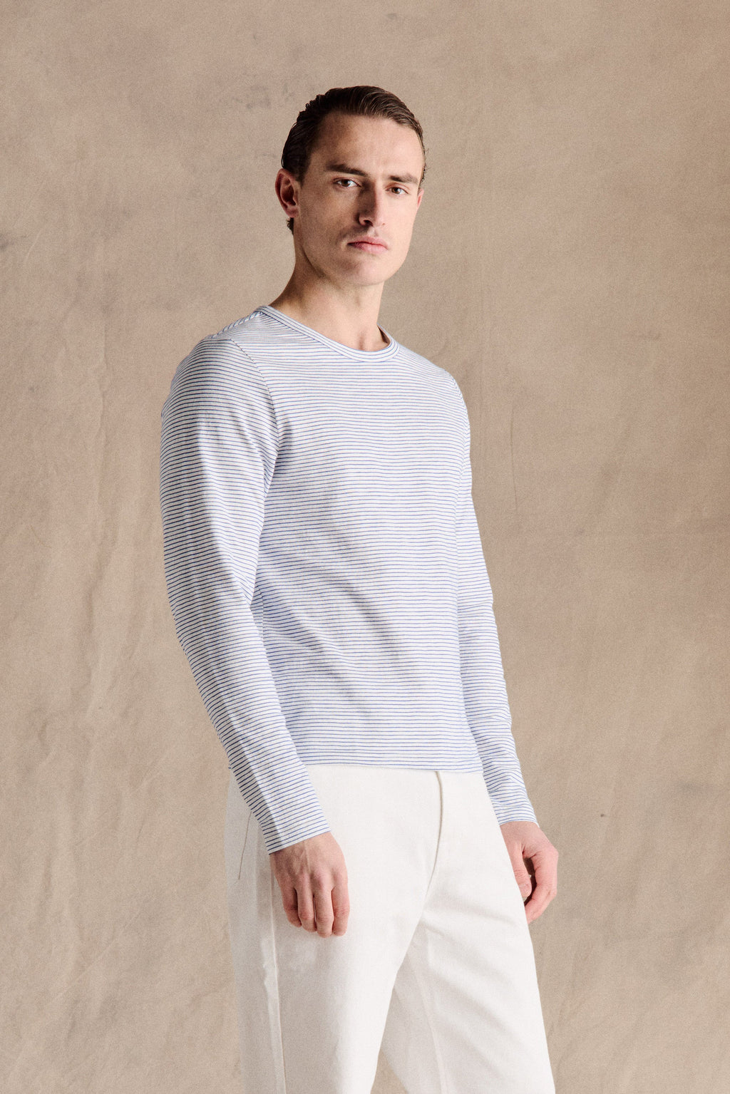 Breton Striped Shirt | Dark Blue