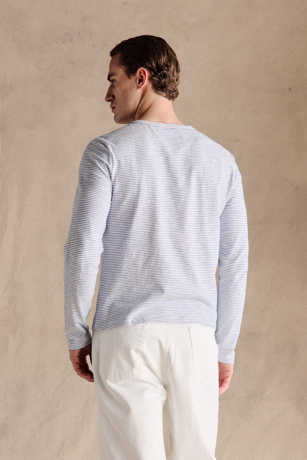 Breton Striped Shirt | Dark Blue