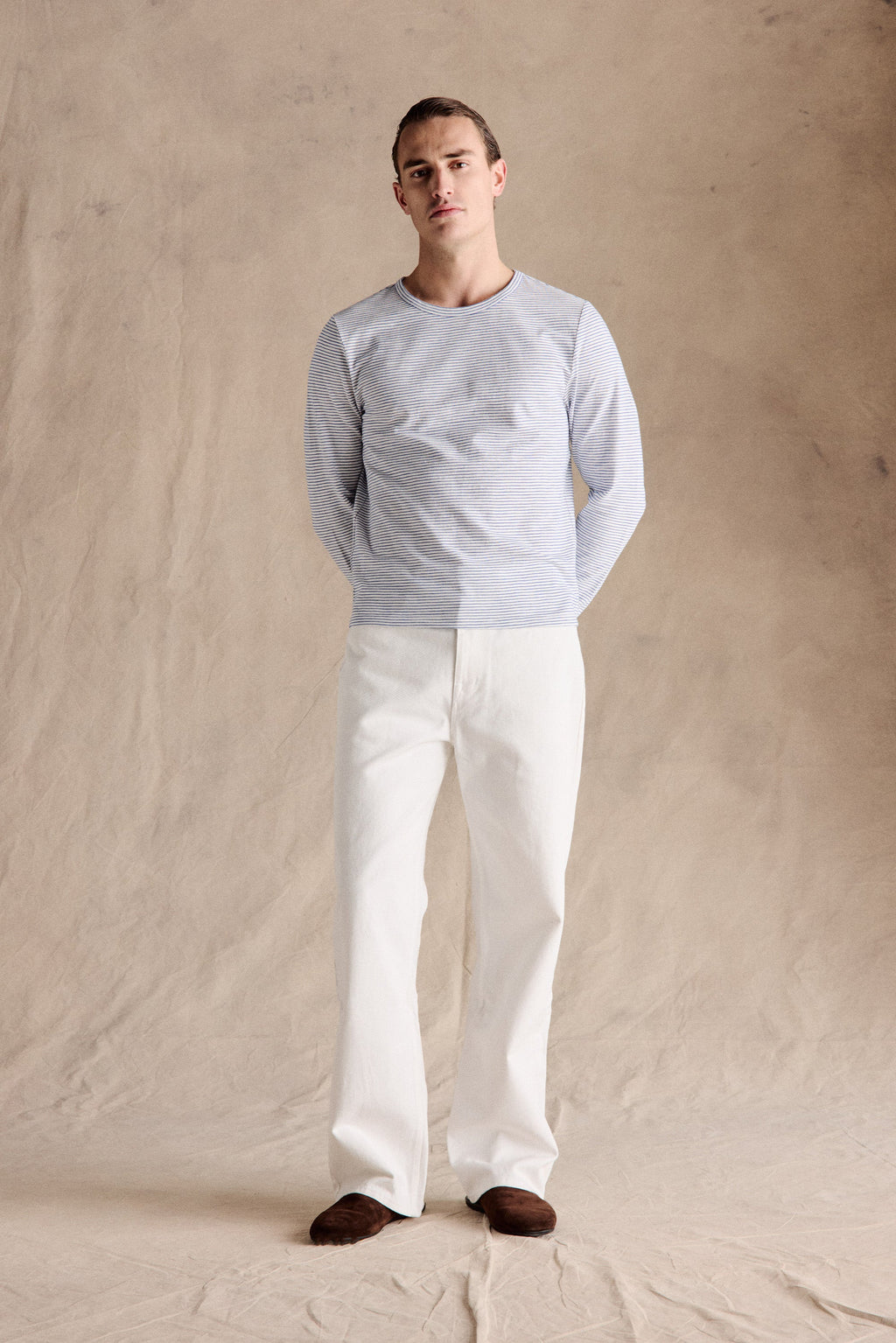 Breton Striped Shirt | Dark Blue