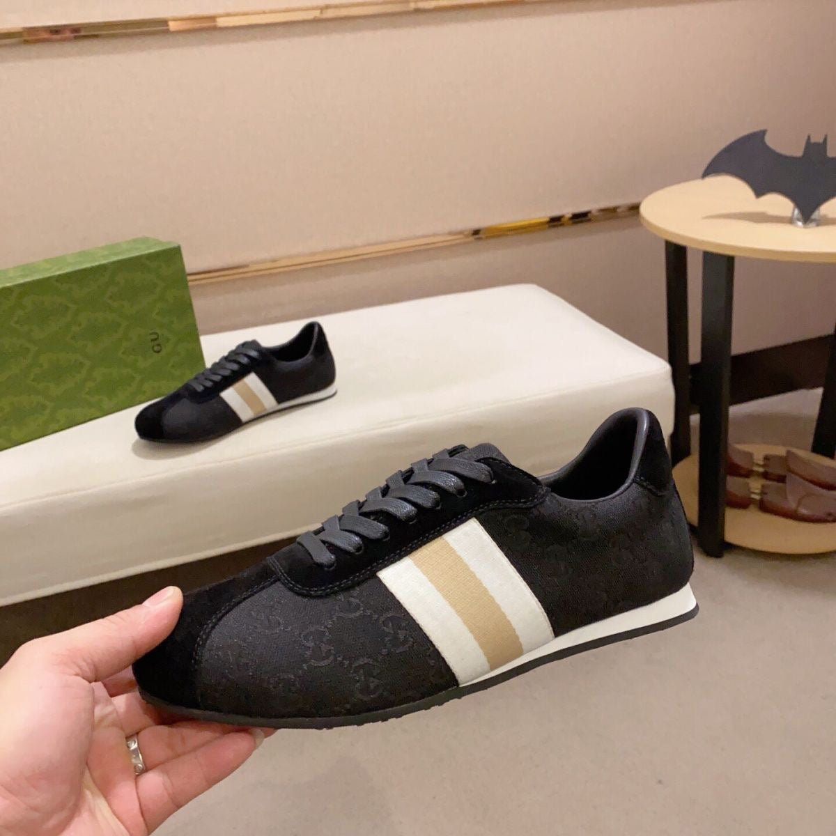 Classic letter presbyopia fashion casual sneakers PD1623071901