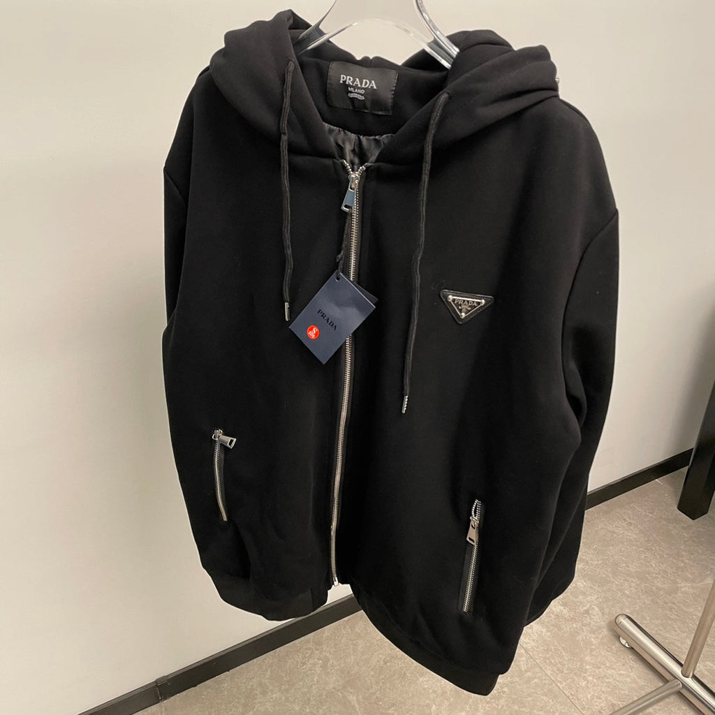 PR studded hoodie coat 1824091004