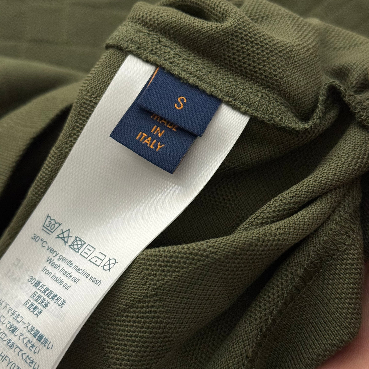 VV Chess jacquard + small logo embroidery T-shirt 1825041706